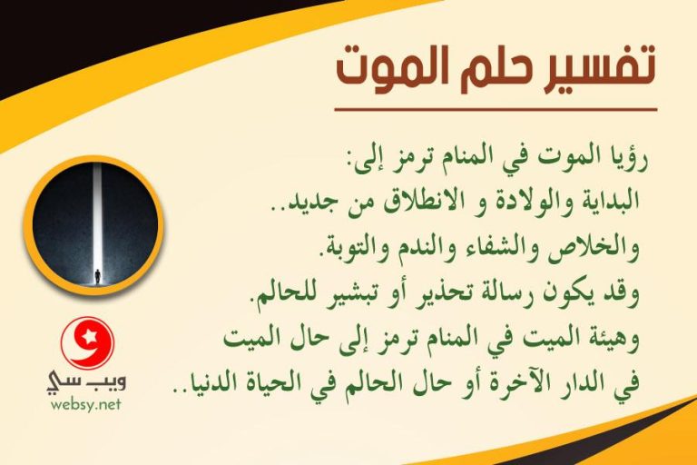 تفسير حلم الموت في الثقافة الإسلامية: ورمز الحياة والآخرة
